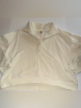 Universal threads button down pullover sweatshirt